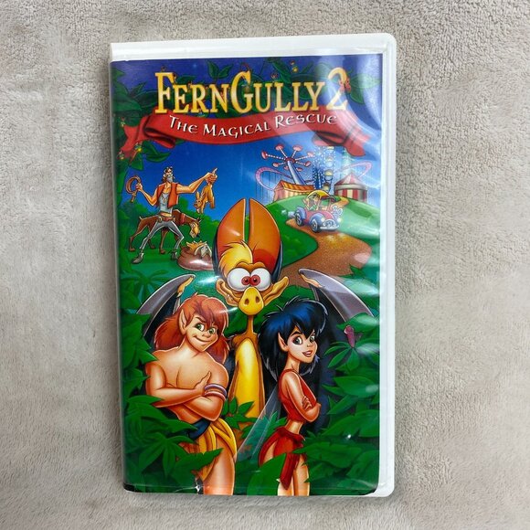 FernGully The Last Rainforest 1992 Samantha Mathis Tim Curry Animation VHS - Picture 1 of 3